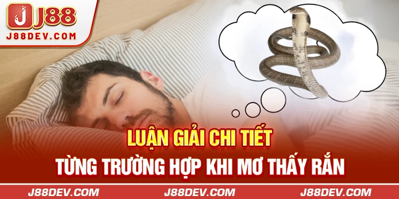 Luận giải chi tiết từng trường hợp khi mơ thấy rắn 